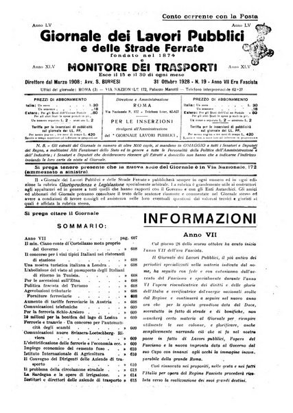 Giornale dei lavori pubblici e delle strade ferrate