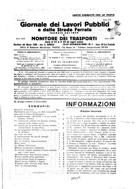 Giornale dei lavori pubblici e delle strade ferrate