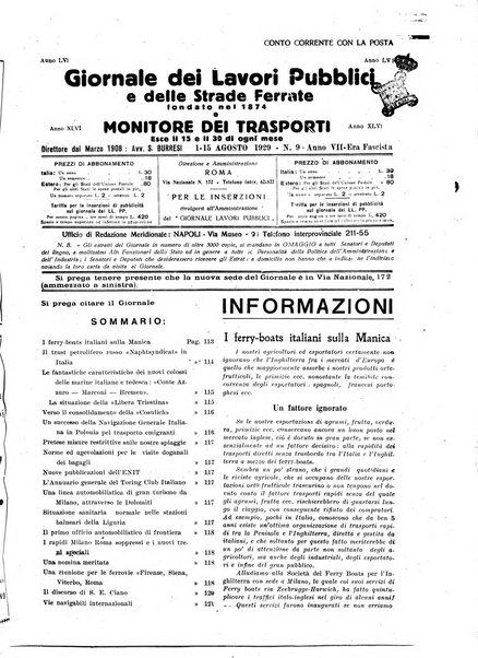 Giornale dei lavori pubblici e delle strade ferrate