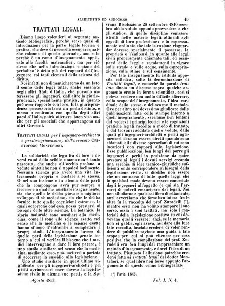 Giornale dell'ingegnere-architetto ed agronomo