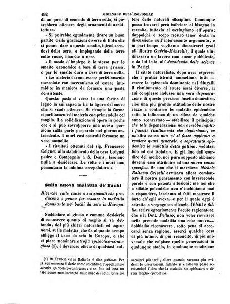 Giornale dell'ingegnere-architetto ed agronomo