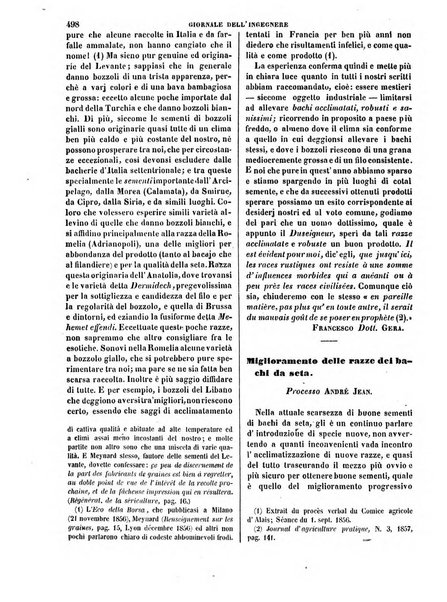 Giornale dell'ingegnere-architetto ed agronomo