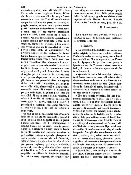 Giornale dell'ingegnere-architetto ed agronomo