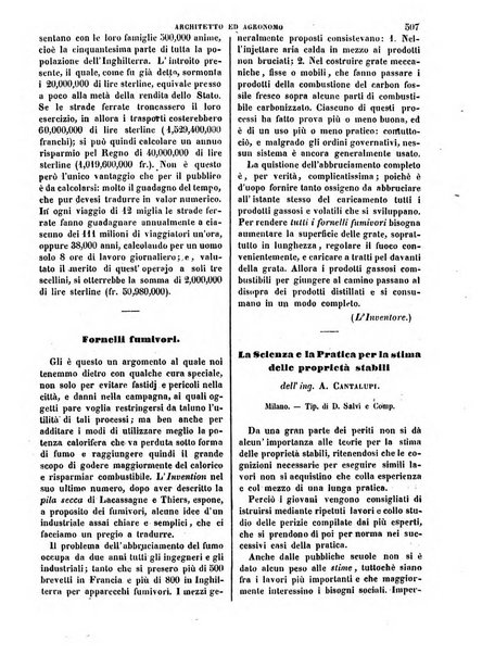 Giornale dell'ingegnere-architetto ed agronomo