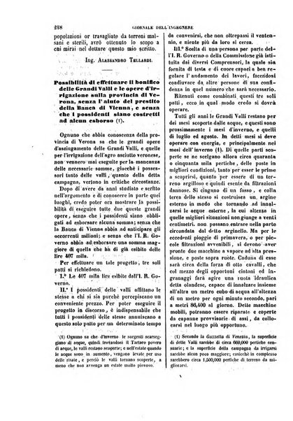 Giornale dell'ingegnere-architetto ed agronomo