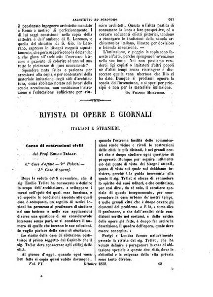 Giornale dell'ingegnere-architetto ed agronomo