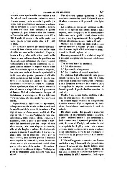 Giornale dell'ingegnere-architetto ed agronomo