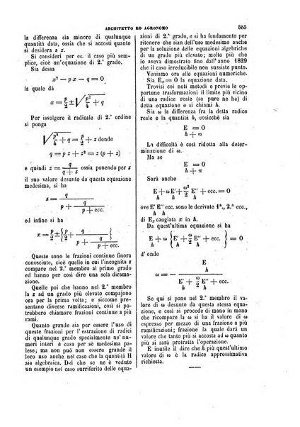 Giornale dell'ingegnere-architetto ed agronomo