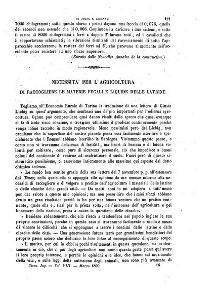 Giornale dell'ingegnere-architetto ed agronomo