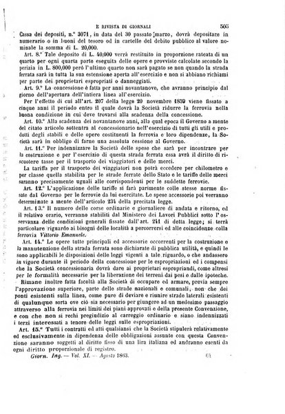 Giornale dell'ingegnere-architetto ed agronomo