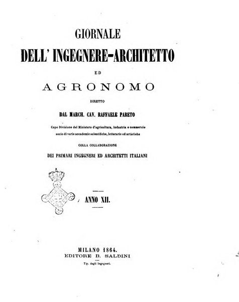 Giornale dell'ingegnere-architetto ed agronomo