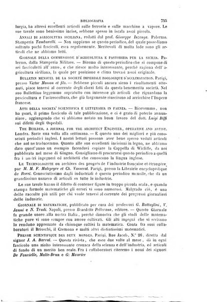 Giornale dell'ingegnere-architetto ed agronomo