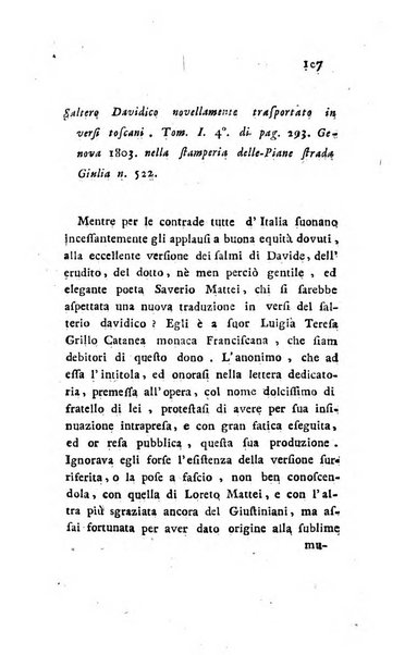 Giornale dell'italiana letteratura