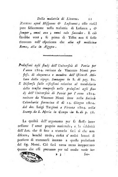 Giornale dell'italiana letteratura