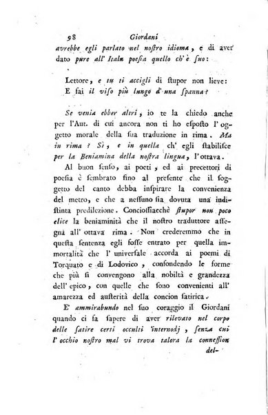 Giornale dell'italiana letteratura