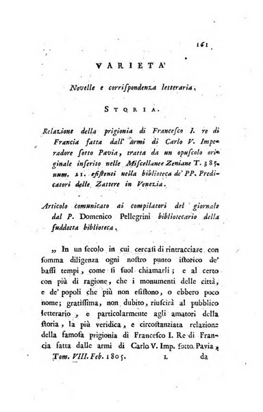 Giornale dell'italiana letteratura