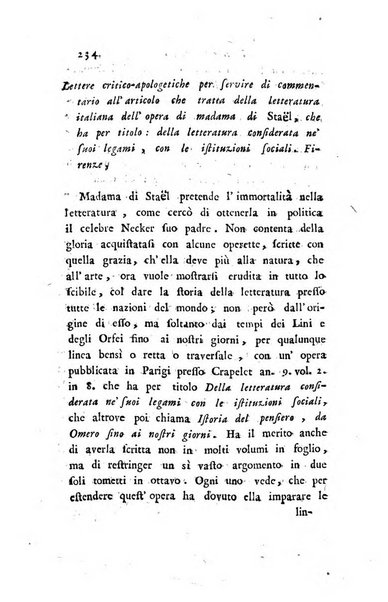 Giornale dell'italiana letteratura