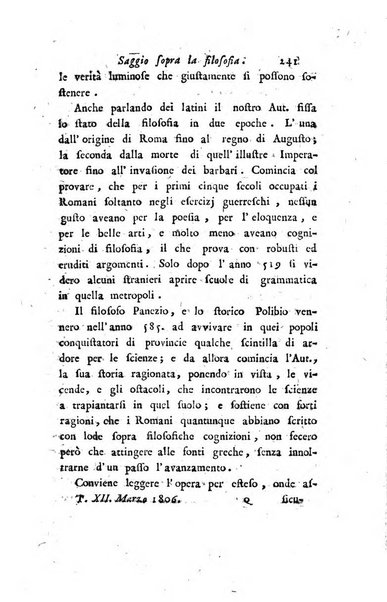 Giornale dell'italiana letteratura