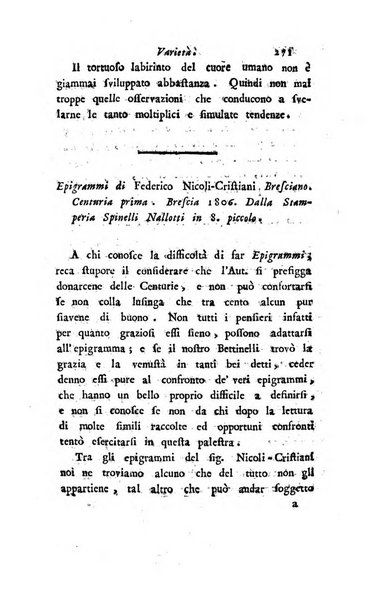 Giornale dell'italiana letteratura