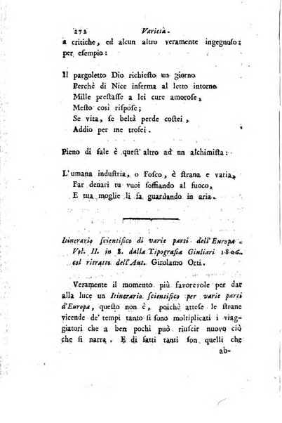 Giornale dell'italiana letteratura