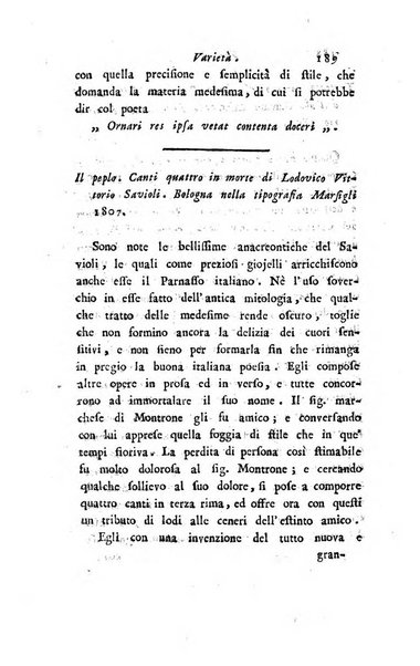 Giornale dell'italiana letteratura