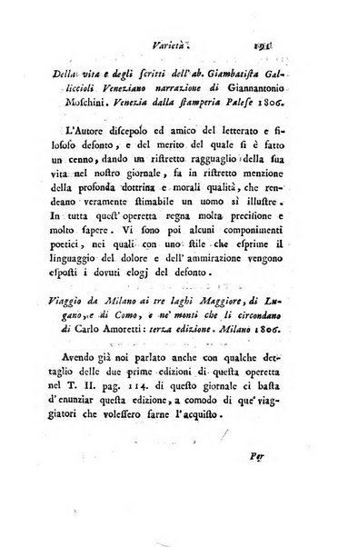 Giornale dell'italiana letteratura