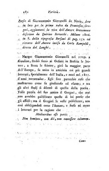 Giornale dell'italiana letteratura