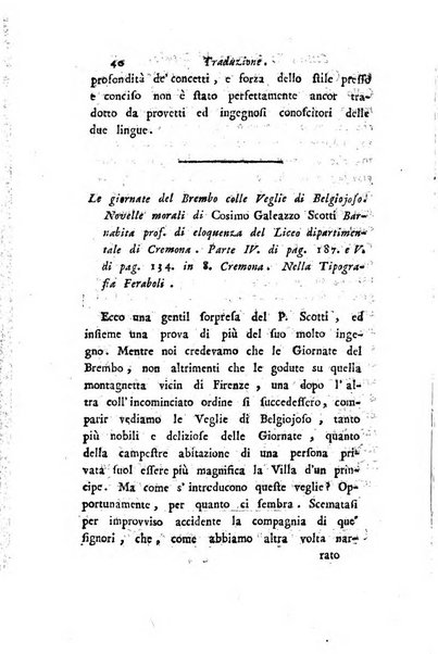 Giornale dell'italiana letteratura