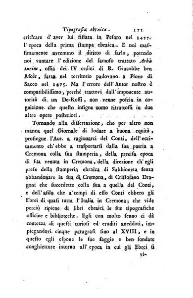 Giornale dell'italiana letteratura