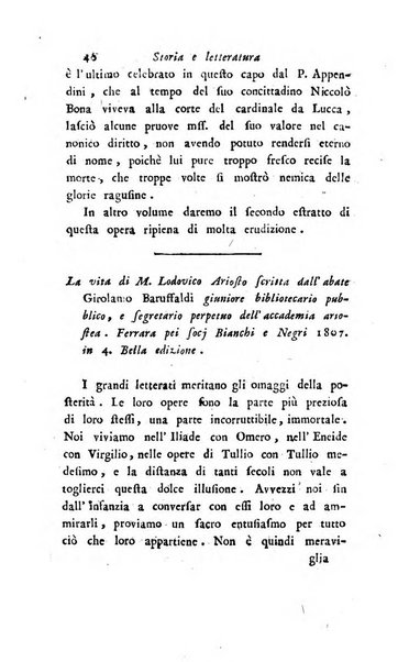 Giornale dell'italiana letteratura