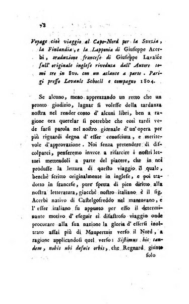 Giornale dell'italiana letteratura