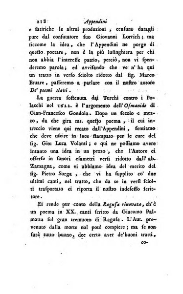 Giornale dell'italiana letteratura