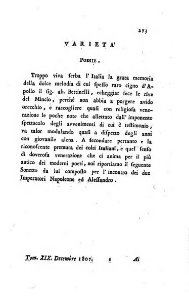 Giornale dell'italiana letteratura