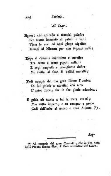 Giornale dell'italiana letteratura