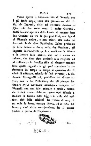 Giornale dell'italiana letteratura