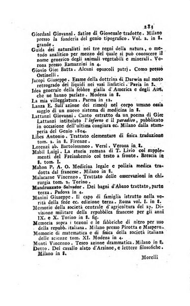 Giornale dell'italiana letteratura