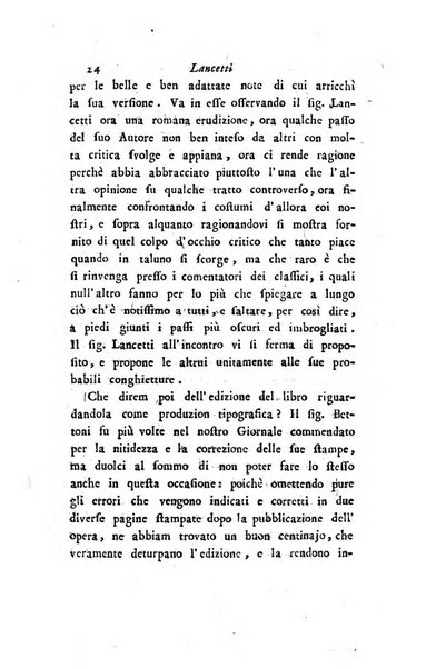 Giornale dell'italiana letteratura