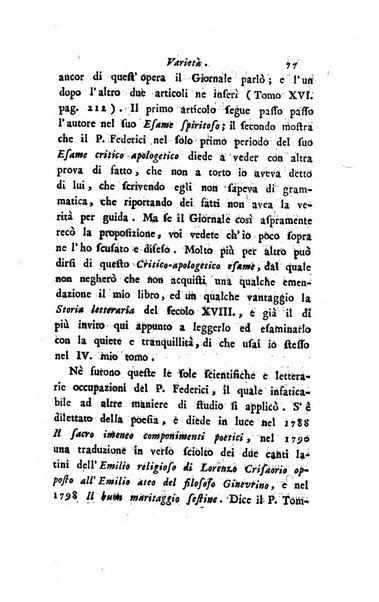 Giornale dell'italiana letteratura