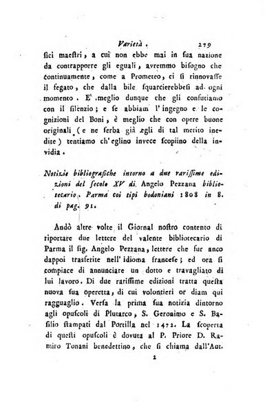 Giornale dell'italiana letteratura