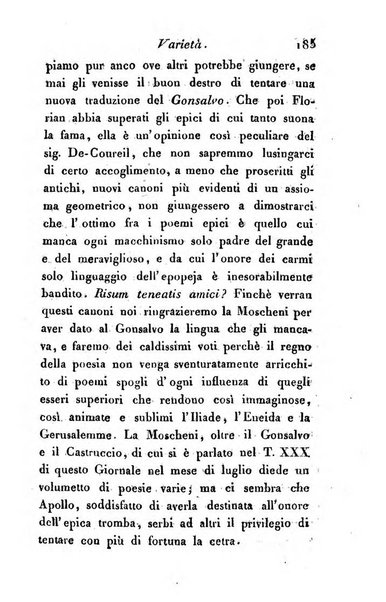 Giornale dell'italiana letteratura