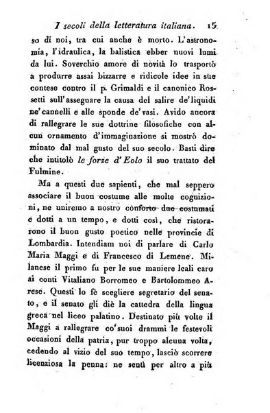 Giornale dell'italiana letteratura