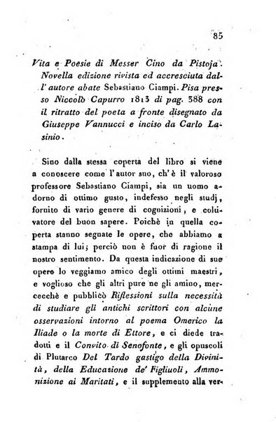 Giornale dell'italiana letteratura