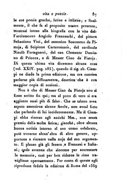 Giornale dell'italiana letteratura