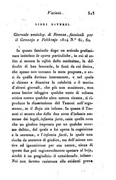 Giornale dell'italiana letteratura