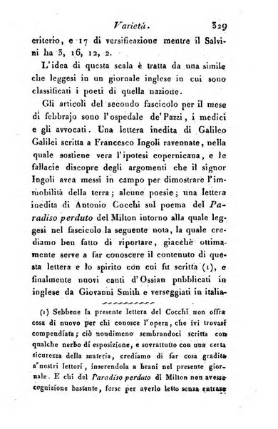 Giornale dell'italiana letteratura