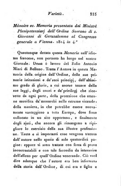 Giornale dell'italiana letteratura