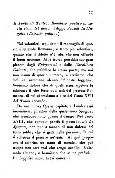 Giornale dell'italiana letteratura