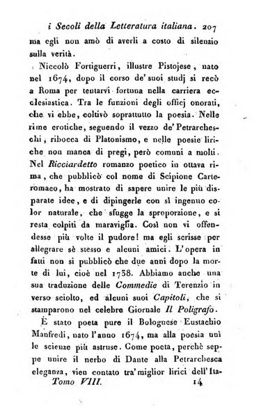 Giornale dell'italiana letteratura