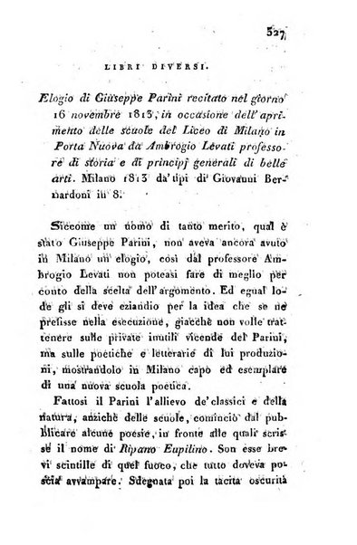 Giornale dell'italiana letteratura