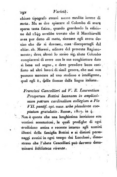 Giornale dell'italiana letteratura